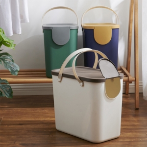 现货批发创意手提多功能收纳桶 客厅玩具杂物塑料收纳桶